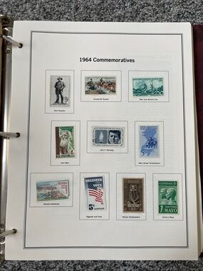 U.S. Stamp Collection Stamp Book.  1935-1991.
